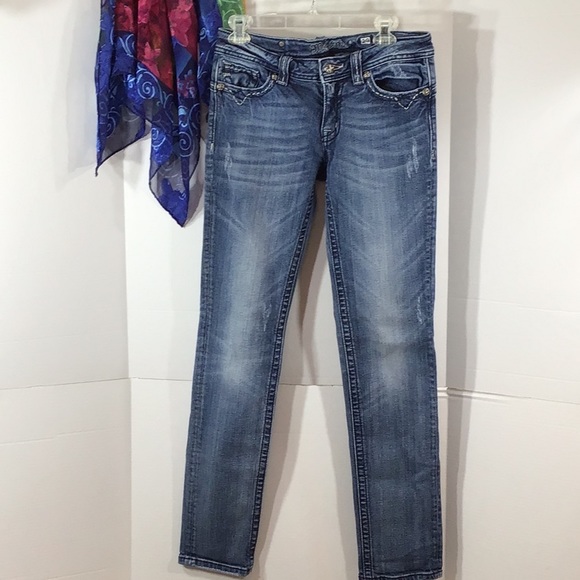 Miss Me JW531052 skinny classic jeans 29 - Picture 10 of 11